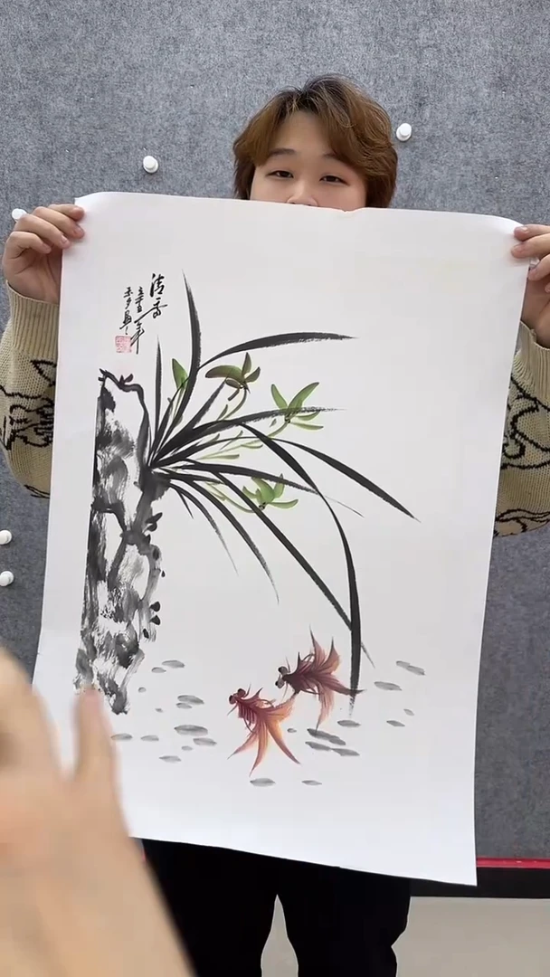 【闪购商品】国画李玉夕手绘国画