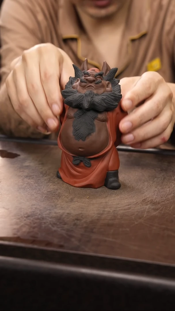 紫砂茶宠钟馗。。。