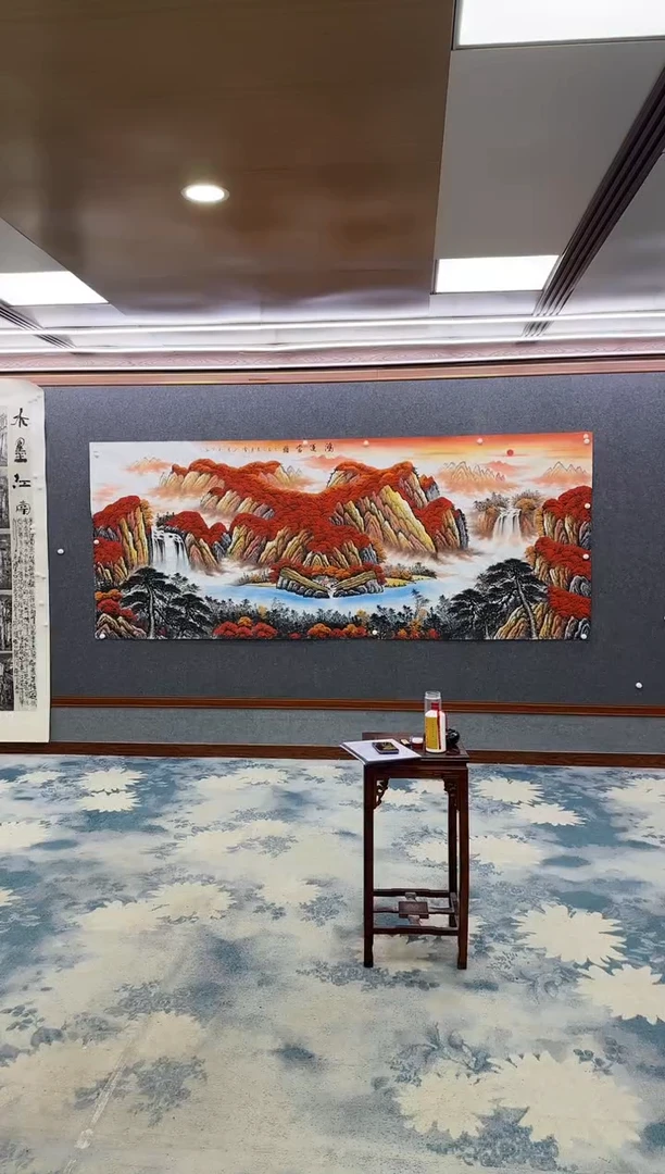 国画Z刘雪红-山水国画-大丈二