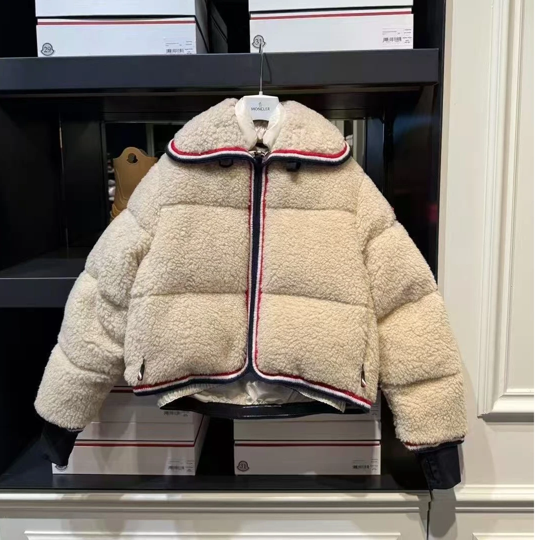 未使用 MONCLER 蒙口/六六/女款泰迪毛绒羽绒服