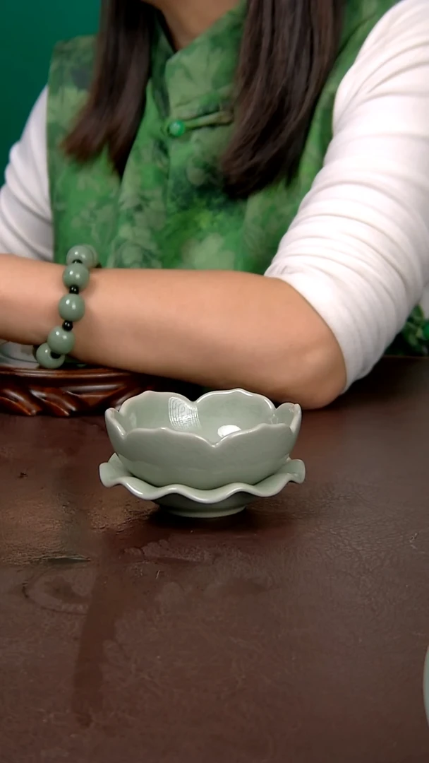 豆绿莲花茶漏不完美 简装