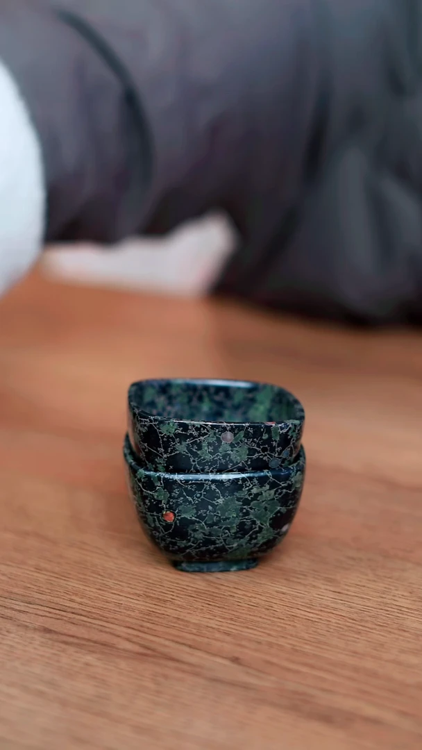寻武记安山玉四方杯