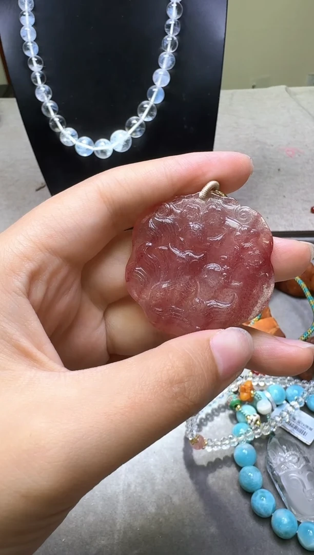 石英质玉未镶嵌颈饰多样性发一767