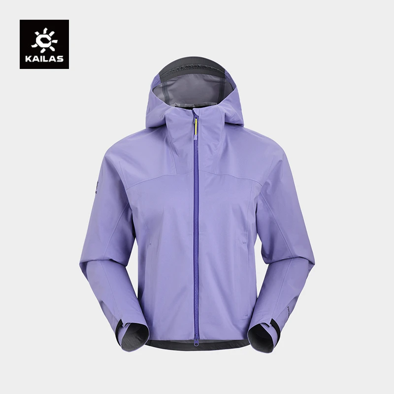 KAILAS凯乐石【新款硬壳】冲锋衣女款防风防水轻量透气耐磨外套户外