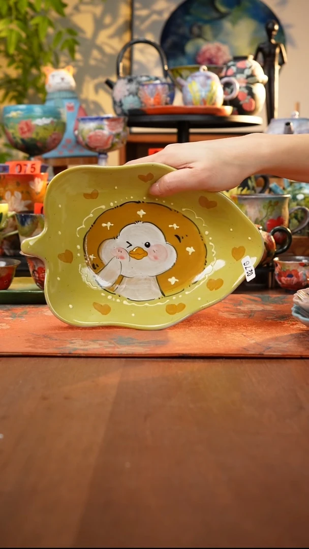 瓷片景德镇手工手绘276