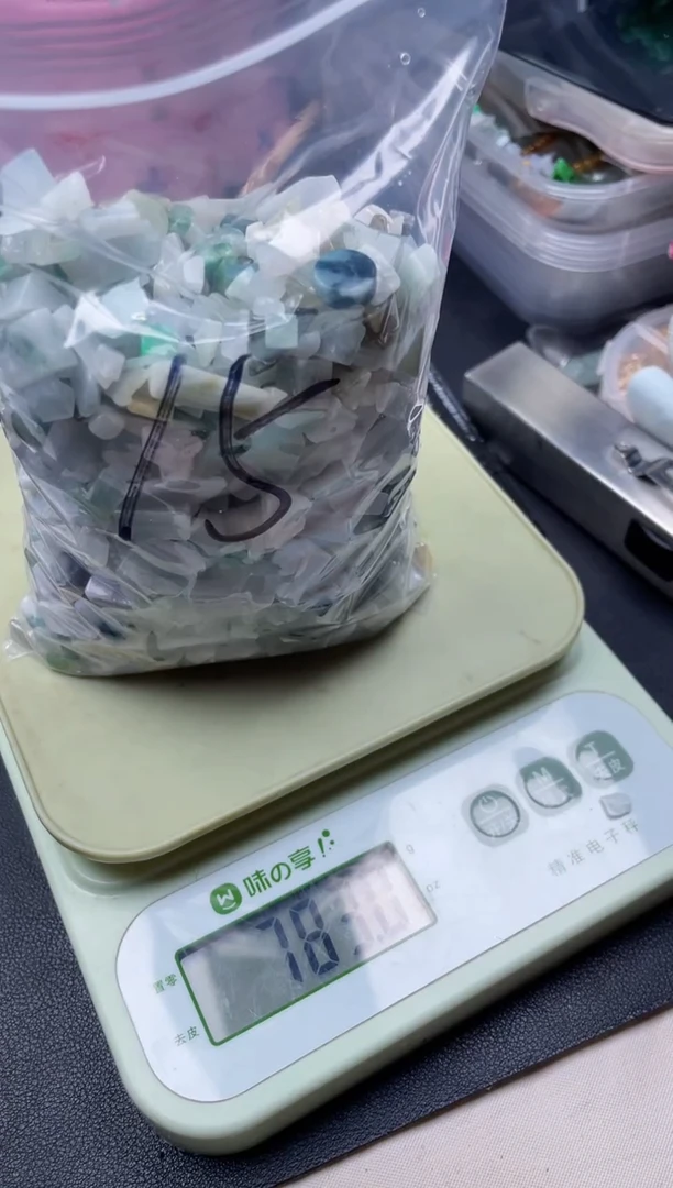 配石翡翠天然翡翠迷你750克不退换15