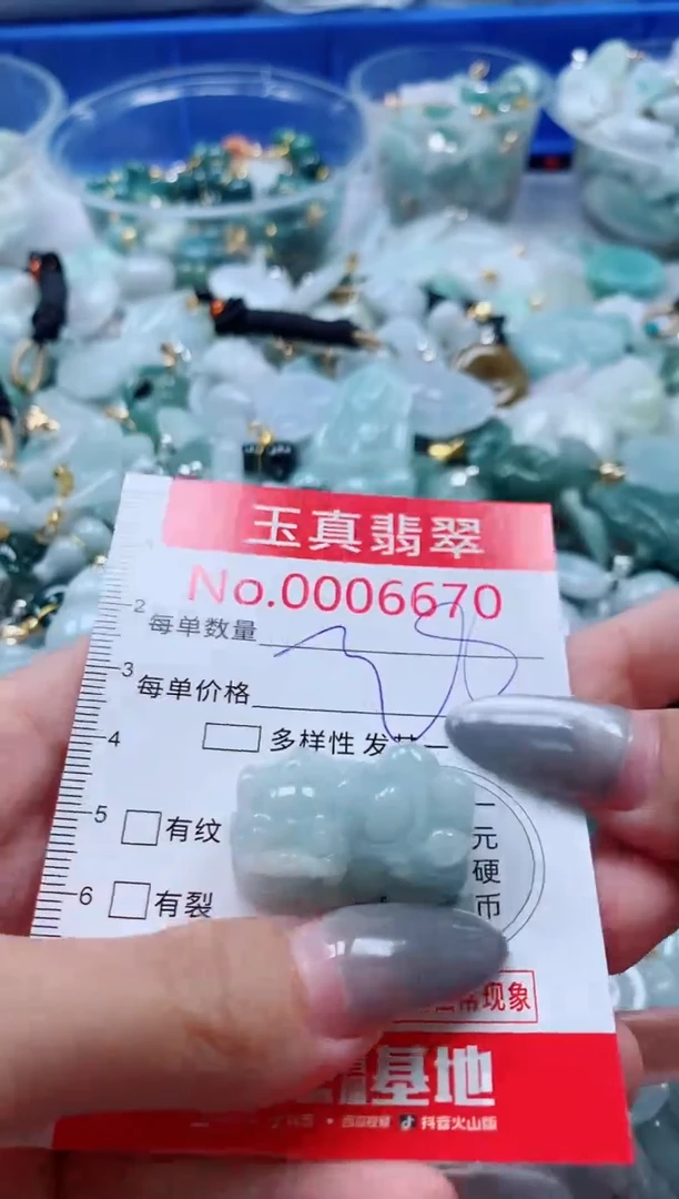 吊坠(不含链)未镶嵌翡翠6670
