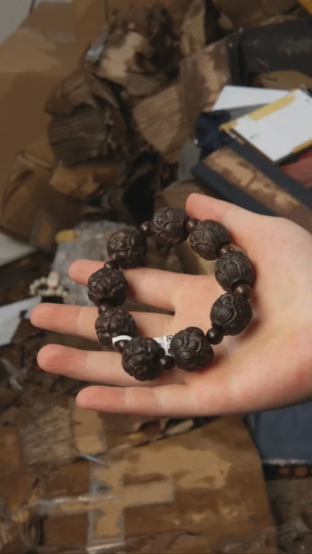 风车木（黑檀木）手串/手链成品木串19