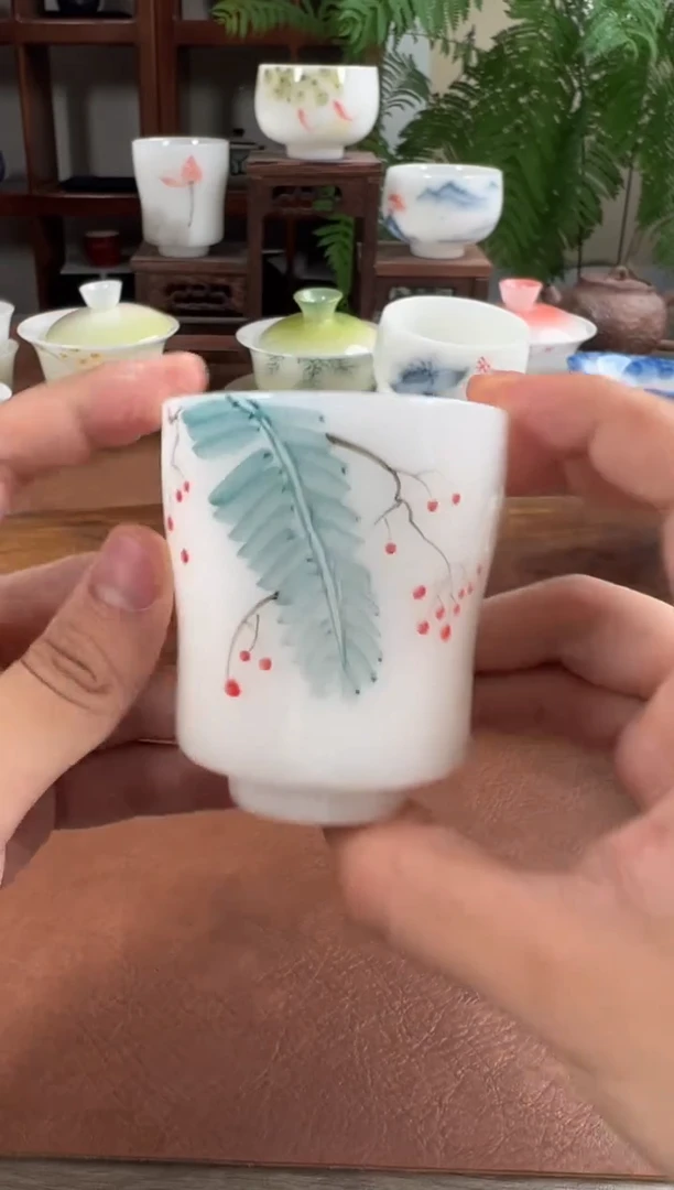 杯子优质瓷土璞玉茶具单品上新