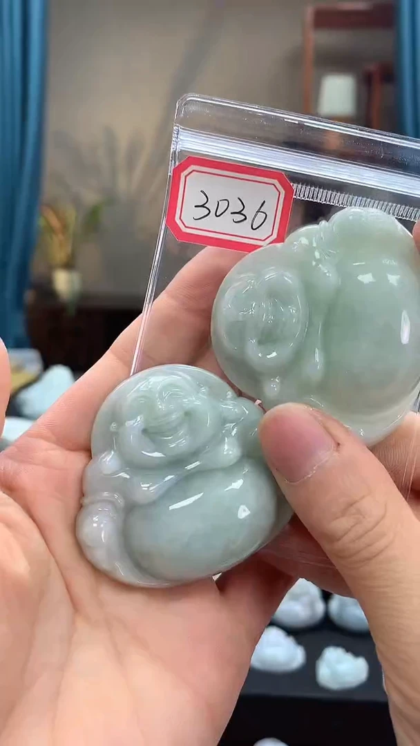 颈饰未镶嵌翡翠佛公3036 多样性发一件