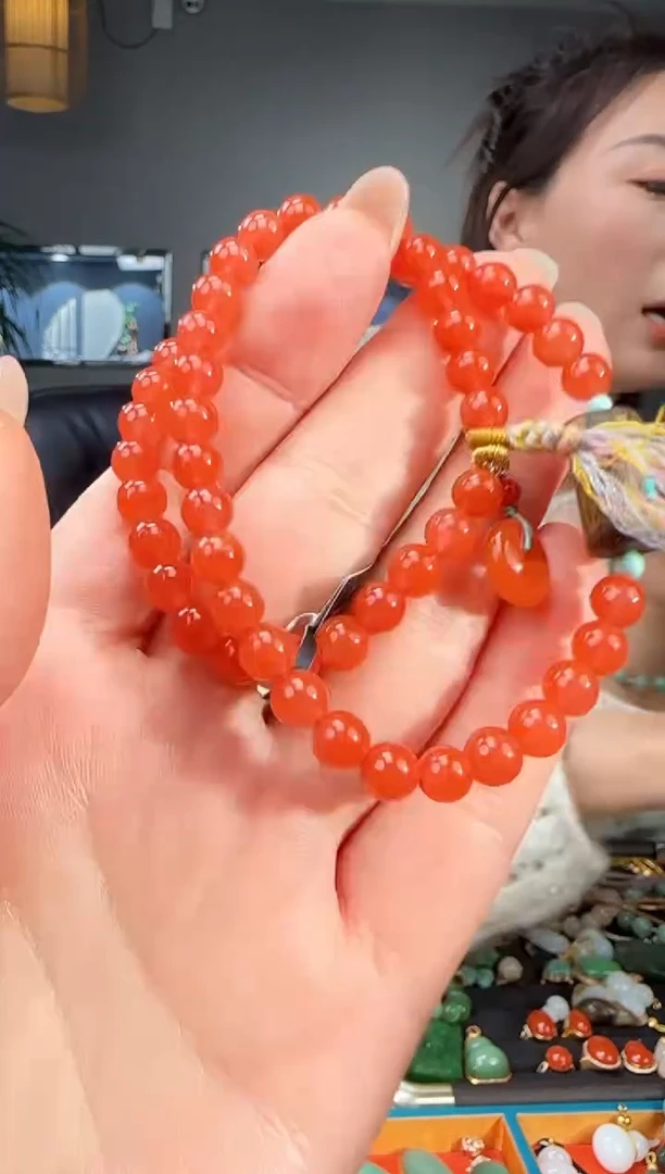 未镶嵌手链南红玛瑙1