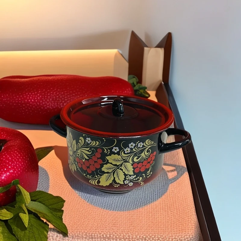 新疆包邮【 20cm 黑红菜锅】 盆子家用中式加厚好看汤锅高烧锅