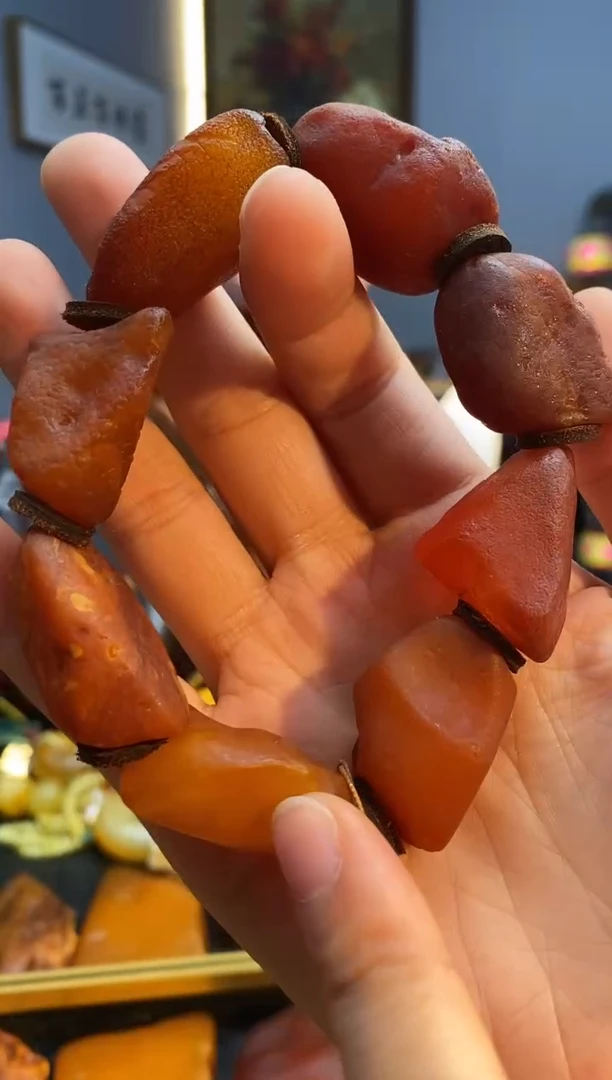 手链琥珀未镶嵌手串