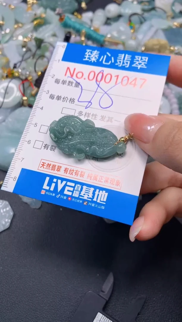 颈饰未镶嵌翡翠1047