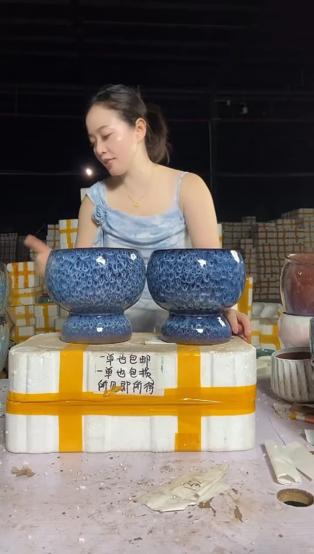 宜兴紫砂粗陶花盆18/20