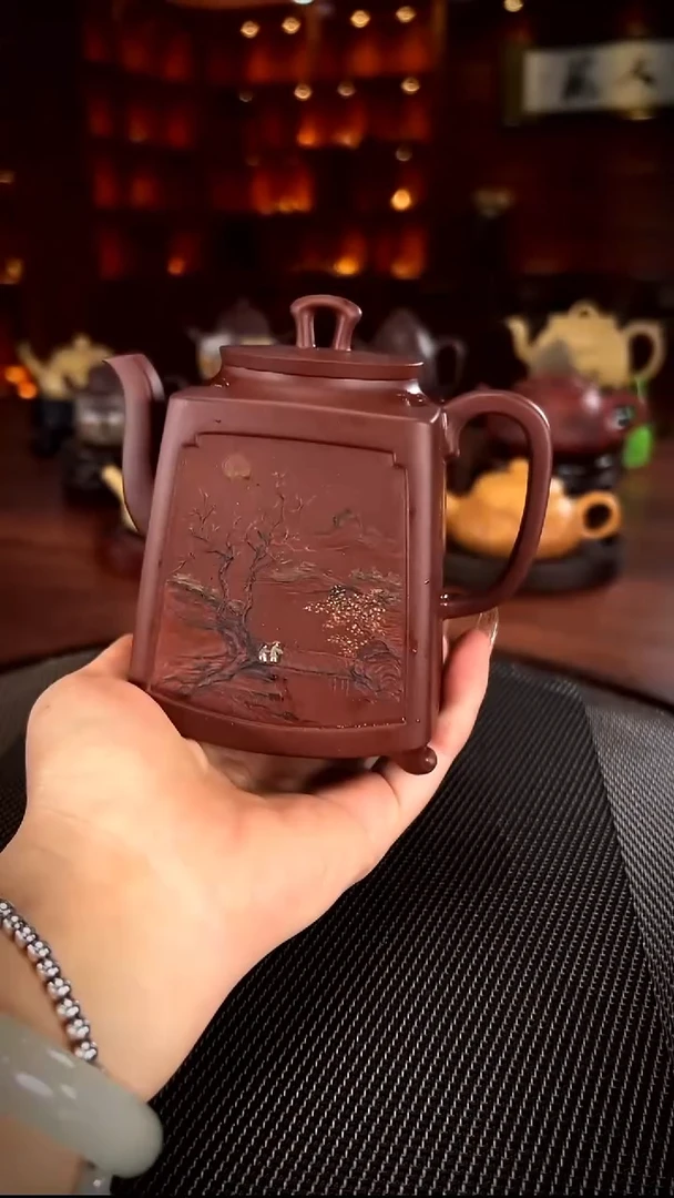 茶壶紫砂?****…溪山桥鼎