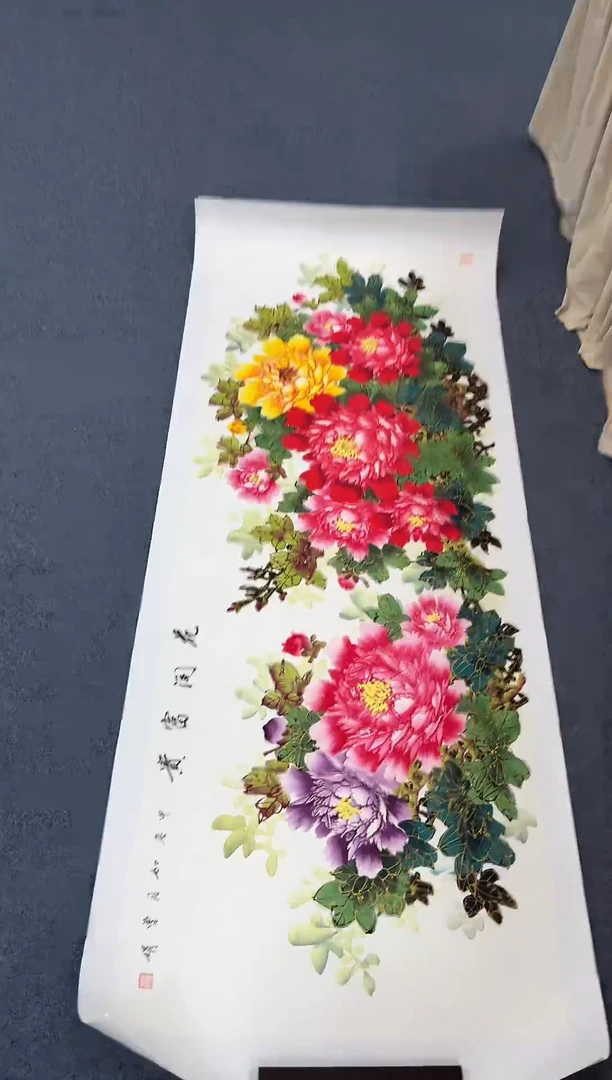 国画同类型随机花开