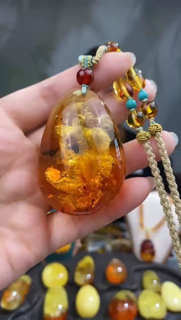 裸石琥珀未镶嵌基地发货 一物一证 顺丰包邮