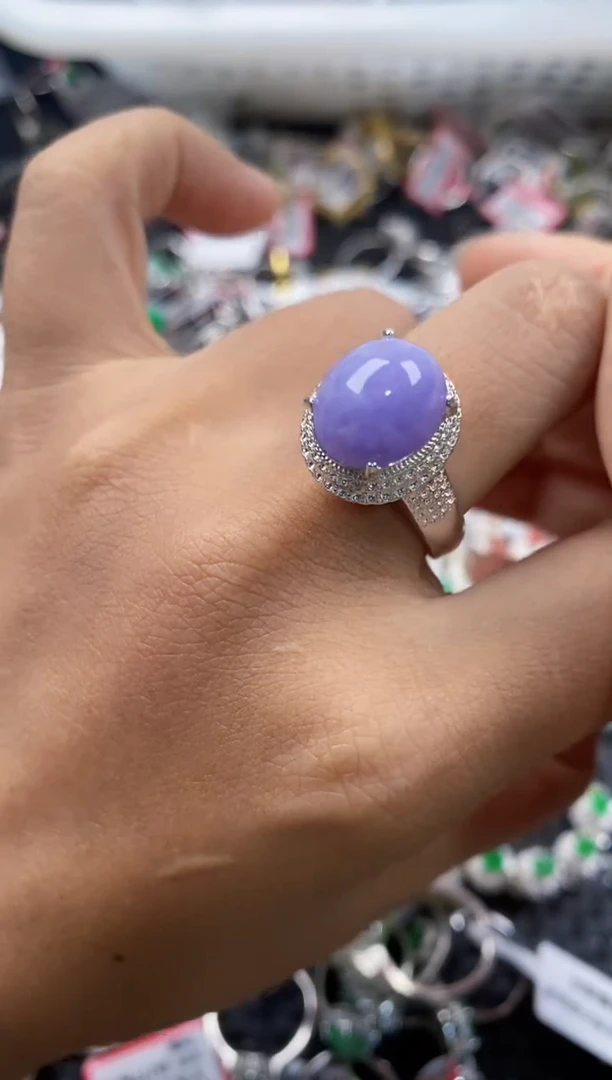 未镶嵌戒指翡翠444---6