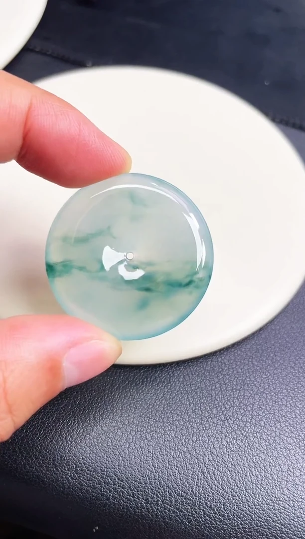 颈饰未镶嵌翡翠【63】平安扣 尺寸 34.7   6mm