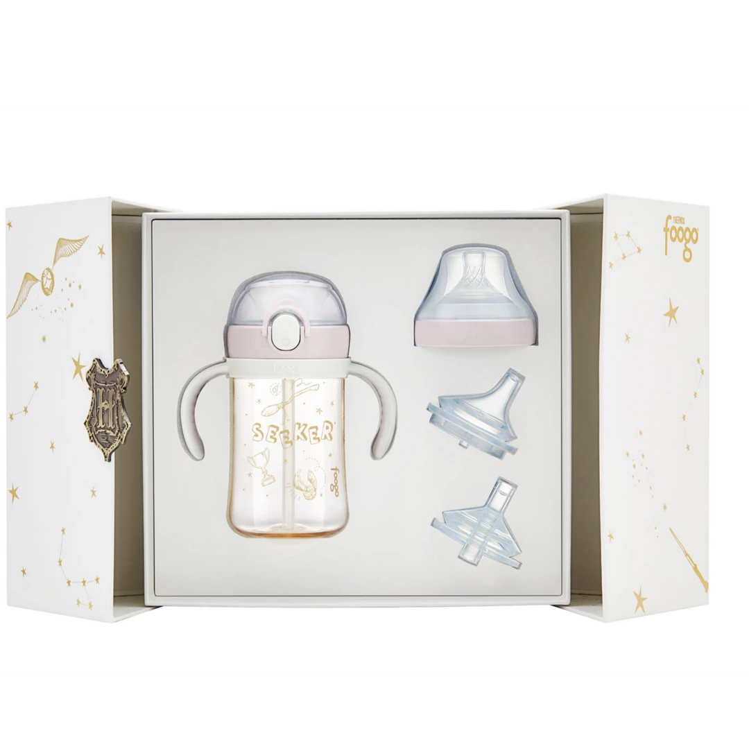 【A等品微瑕】膳魔师母婴foogo 哈利波特联名PPSU奶瓶成长礼盒粉色