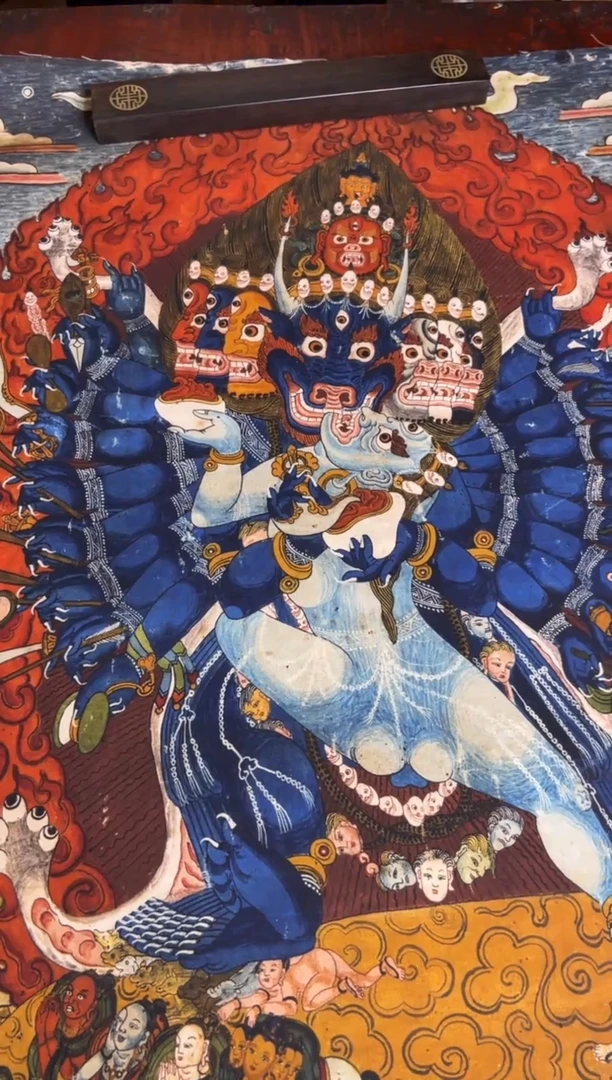 卷轴画手绘唐卡115