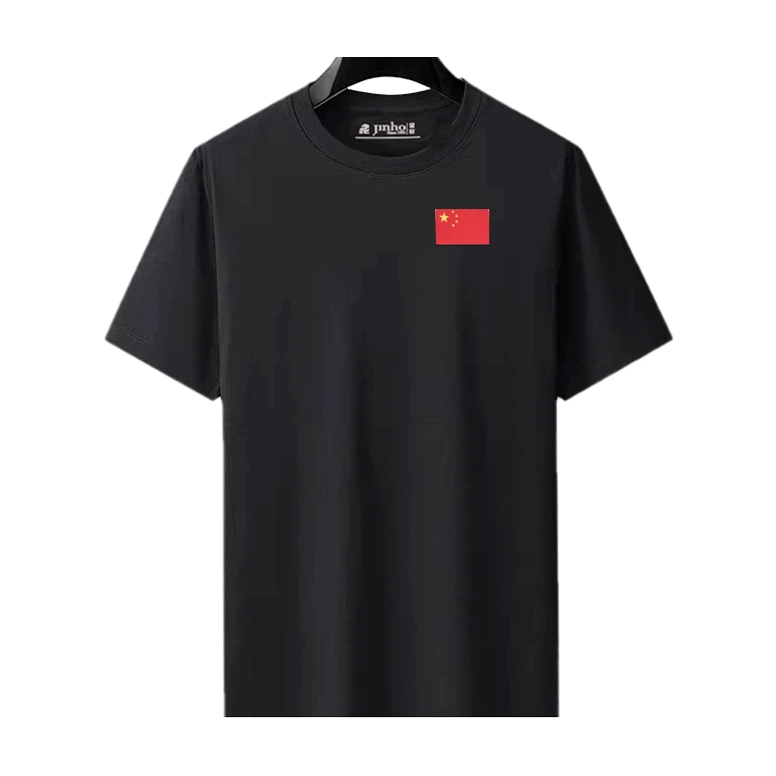 Jinho/金猴行政款男女三防透气纯棉夏季高档圆领T恤短袖