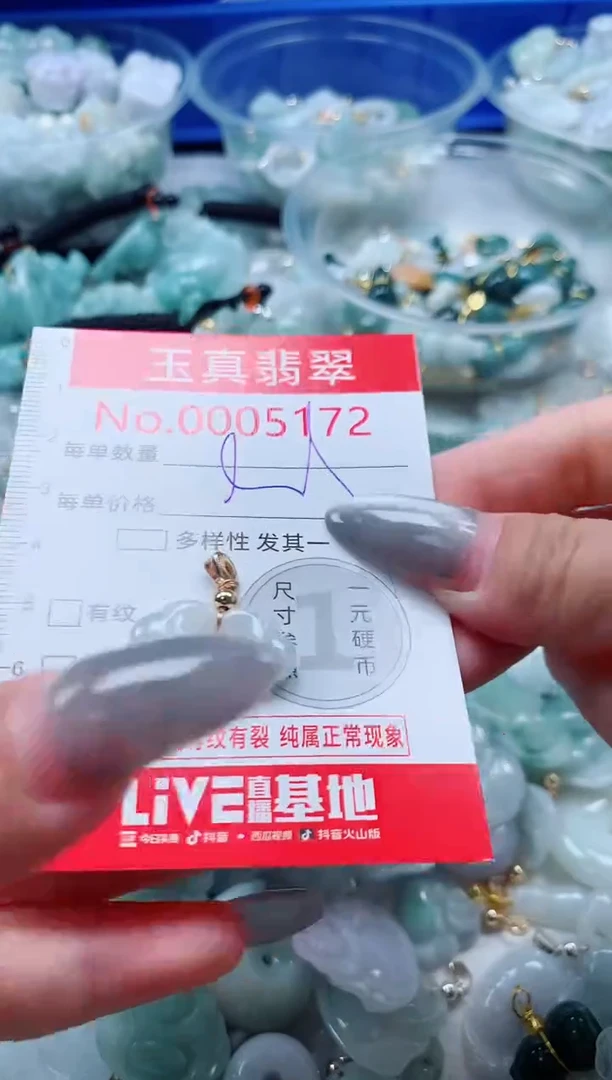 吊坠(不含链)未镶嵌翡翠5172