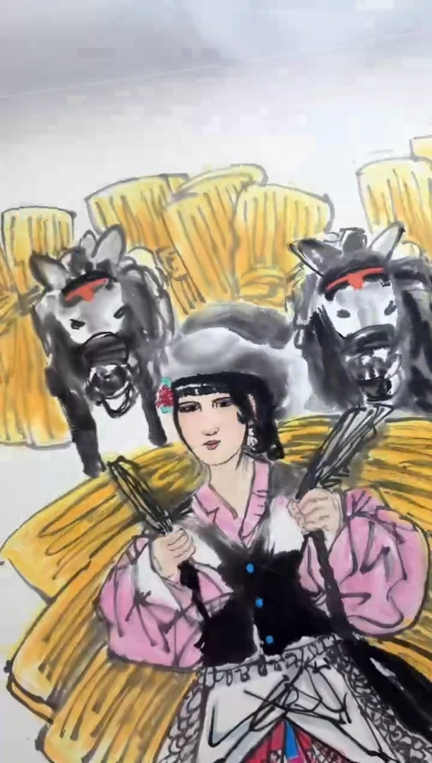 国画孙桂国老师作品，带合影证书24-19