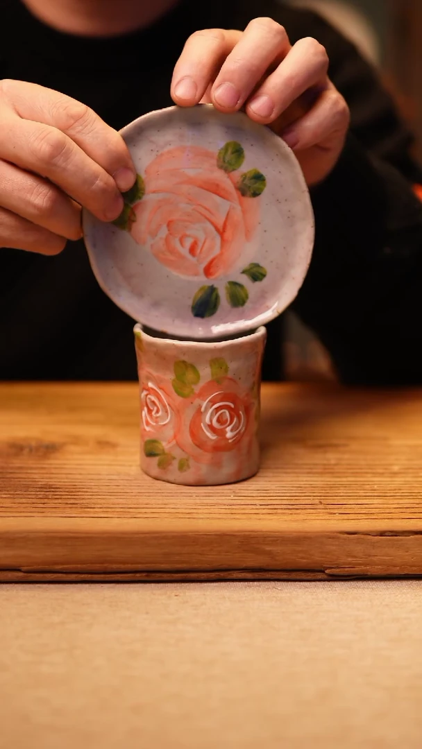 【闪购商品】@@陶园瓷舍@@纯手工手绘@高温釉下彩