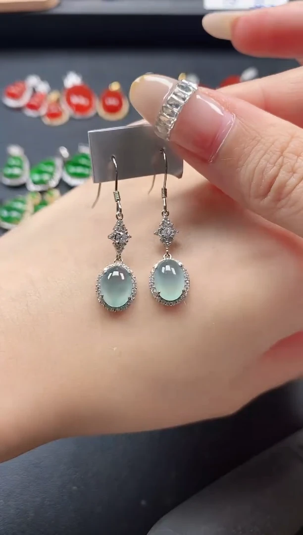 银S925镶嵌戒指翡翠51151