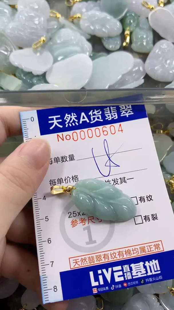 颈饰未镶嵌翡翠天然A货翡翠