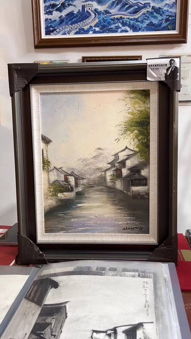 国画张敬油画作品12