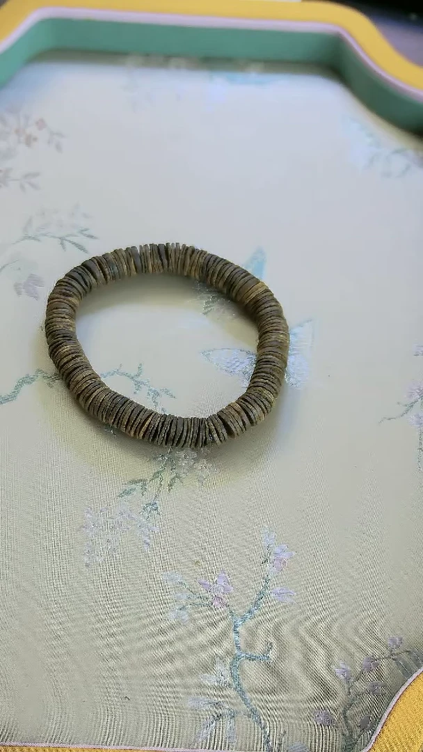 【闪购商品】沉香手串莺歌绿奇楠单圈沉水片珠沉香手串