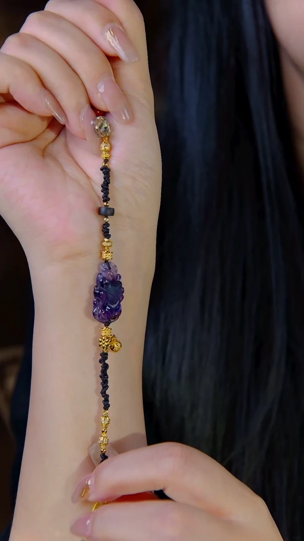 未镶嵌手链水晶超七九尾手绳