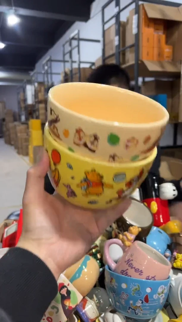 【闪购商品】杯维尼大碗加奇奇蒂蒂大碗微瑕