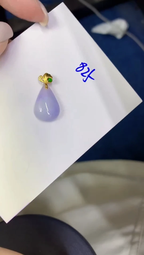 颈饰未镶嵌翡翠缅甸天然翡翠A货