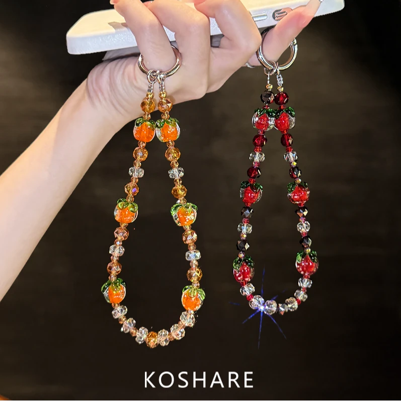 【柿柿顺利】手机链条挂件链子挂绳斜挎可背手腕2025年火爆款网红款