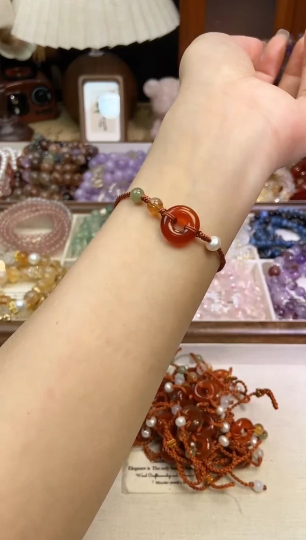 【闪购商品】玛瑙手饰未镶嵌5004手串