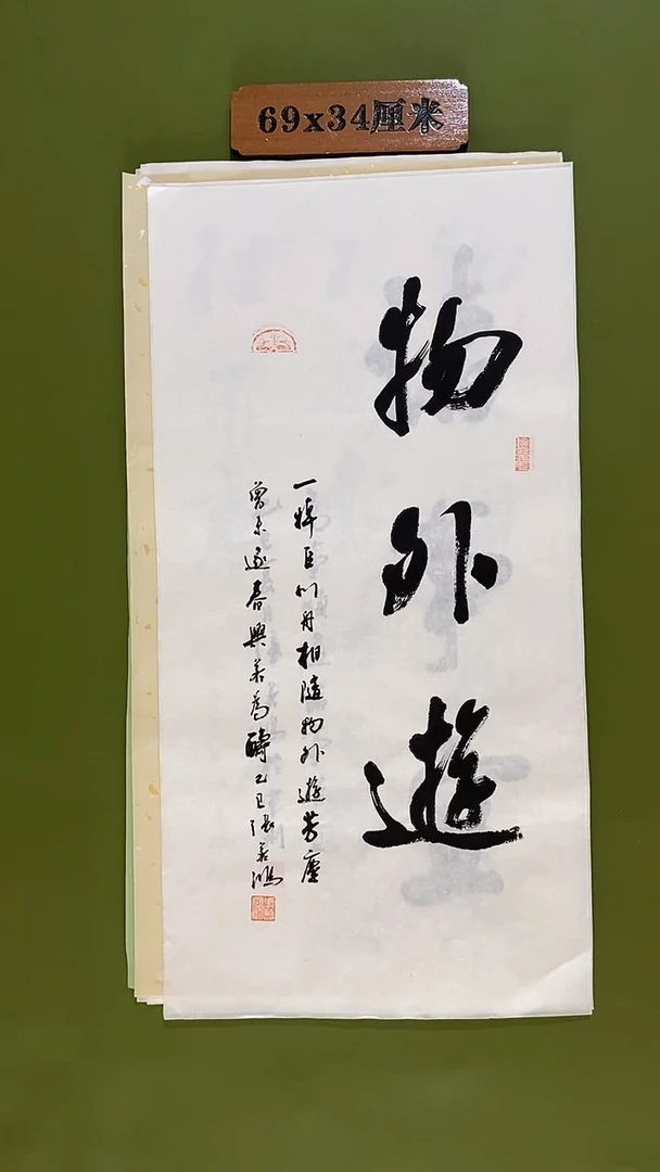 书法书法 张若鸿尺寸69cm*34cm