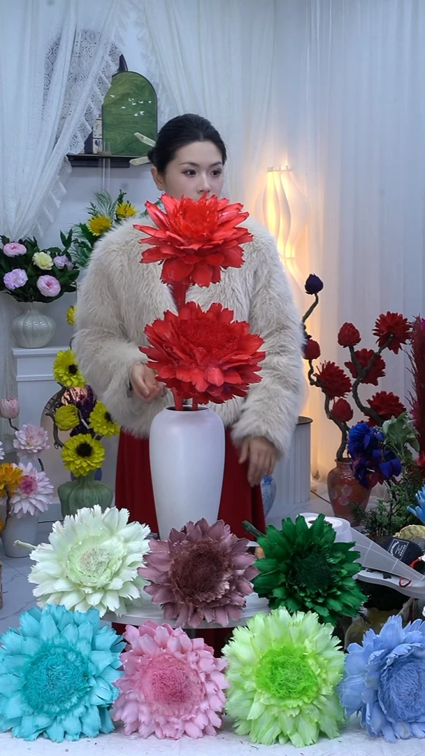 永生洋蓟红色2头【叶片有伤】8231