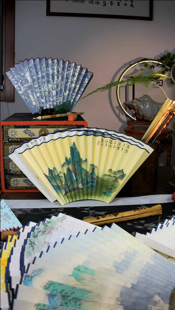 扇子手绘扇面  95  16  2.0