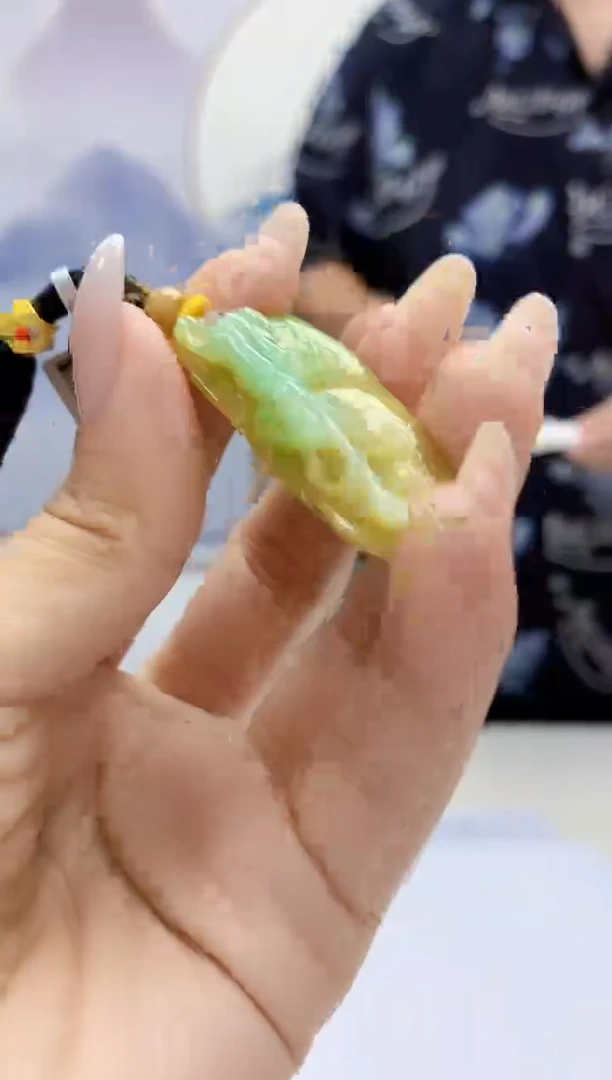 未镶嵌定制翡翠4688ty-毛货挂件230