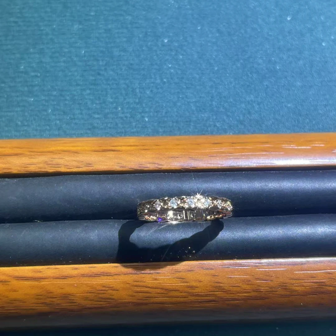 s8714玫色满镶戒指多样性发货