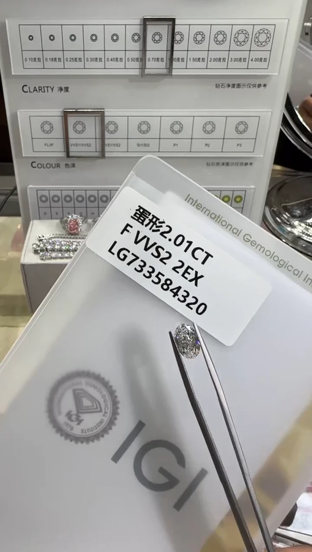 裸石实验室培育钻石2.01ct