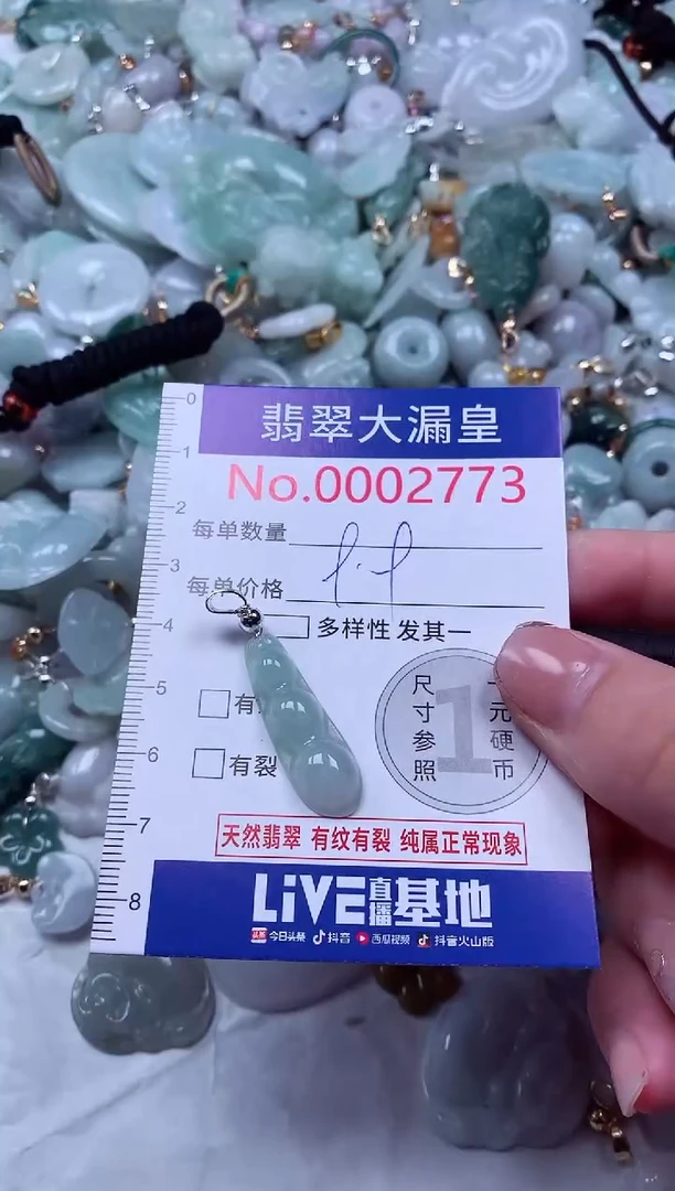 颈饰未镶嵌翡翠2773