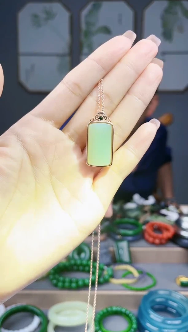 和田玉银S925镶嵌颈饰拍一发一拍一发一