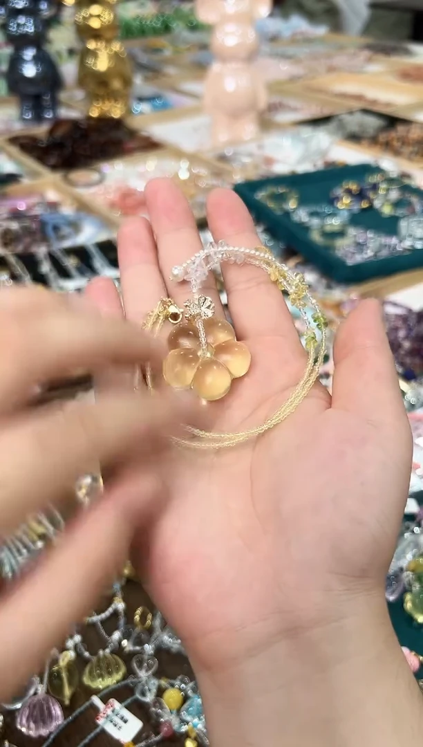 项链未镶嵌水晶黄花