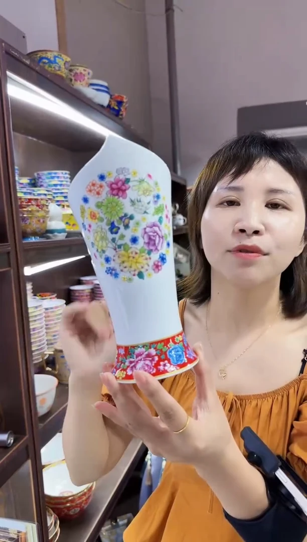 珐琅 筷子筒一个景德镇陶瓷