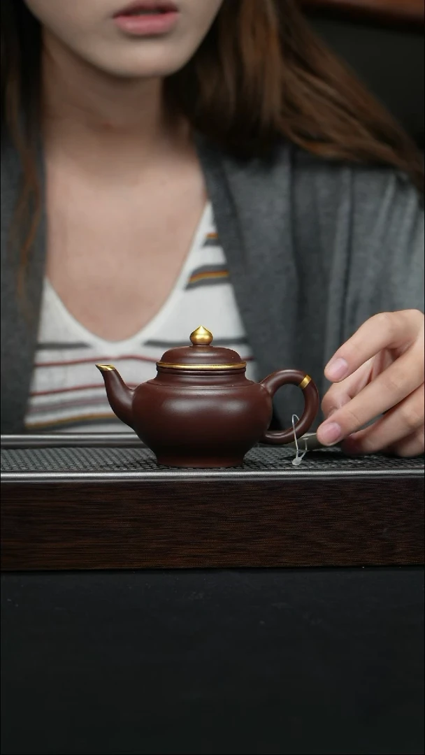 茶壶紫砂宜兴紫砂100cc1048